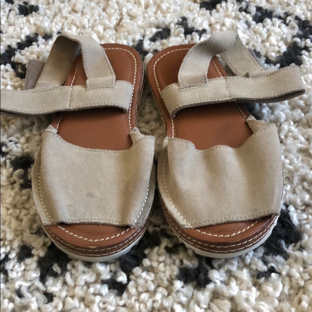 ZARA suede sandals